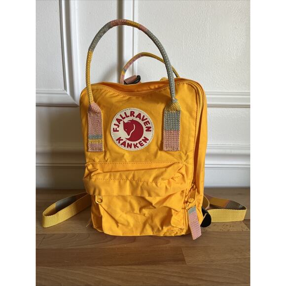 Fjallraven Kanken Everyday Outdoor Mini Backpack Yellow F23561 - Picture 1 of 9